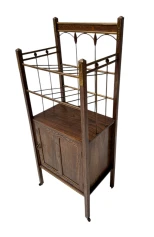 Arts & Crafts Art Nouveau Magazine Stand by Meubelmagazijn Rembrandt Amsterdam